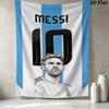 Messi Wall Tapestry Aesthetic Wall Hanging Printed Fabric Blanket Decorative Tapestries For Bedroom Living Room Home Decor