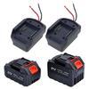 Pacote com 2 Adaptadores DIY para Ferramentas Elétricas Acessórios para Bateria 18V 21V Adaptador de Bateria Com Conector de Fio Dock Conector de Alimentação