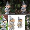 Unique Pooping Gnome Statue Garden Decor Elf Figurine Mold With Realistic And Humorous Features