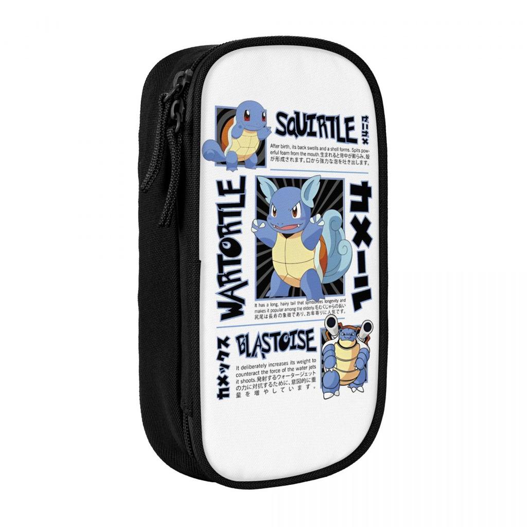 Pokemoned Team Pencil Cases Pen Holder Bag Girl Boy Big Capacity Students School Gifts Pencilcases