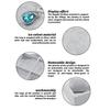 Jewelry Storage Box Portable Display Necklace Case Lints Holder Bracelet Eardrop Earstud Organizer Solid Color