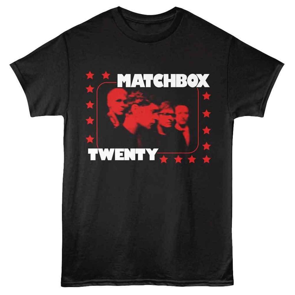 Matchbox Twenty Star Border Black T-Shirt