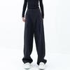 Fashion Vintage Solid Wide Leg Pants Summer Pleated Loose Y2k High Waist Straight Trousers Casual Streetwear Pants