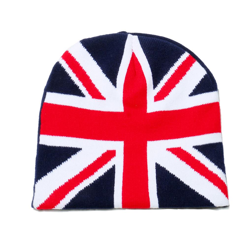 Independence Day British National Flag Jacquard Knitted Hat Festive Wool Hat