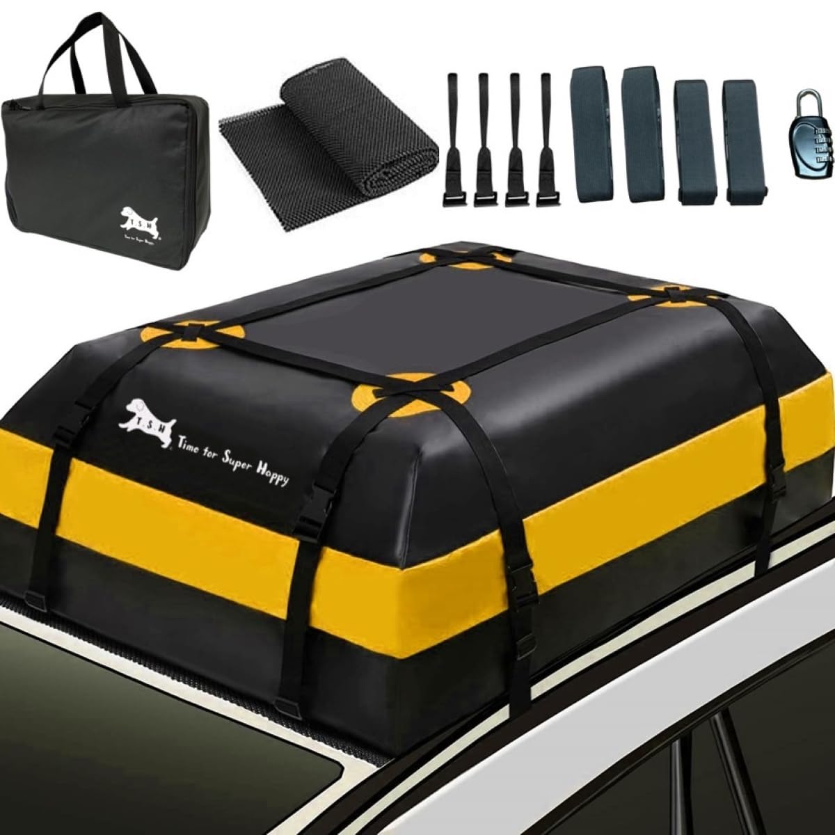 

Автомобильная грузовая сумка Груз 415 л Груз на крышу Груз Легкий багажник на крышу Желтый T.S.H Багажник/Крыша (Водонепроницаемая сумка, Желтый) Вместимость, 112x86x43см, Вместимость, Груз,