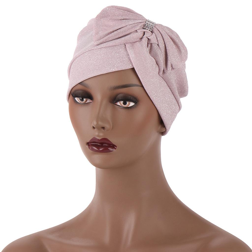 Neu Multicolor Bowknot Mode Bandana Hut Kreuz Großen Bogen Knoten Set Diamant Bandana Damen Bandana