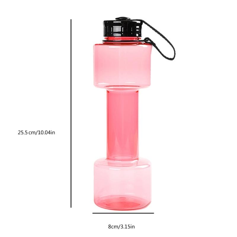 700ml Water Bottle Dumbbell Shaped Bicycles Drinking Bottle Leakproof Bottle For Gym, School, Cycling, Outdoor Sports