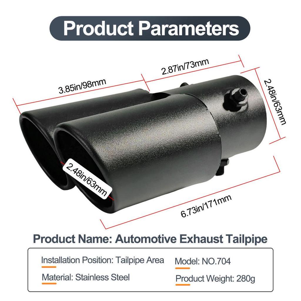 Țeavă de eșapament compatibilă pentru Mazda Jinxiang, Tianyu și Swift - Se potrivește diametrelor de 5,2-5,8 cm.