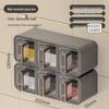 Wall-Mounted Silicone Kitchen Seasoning Box Set
