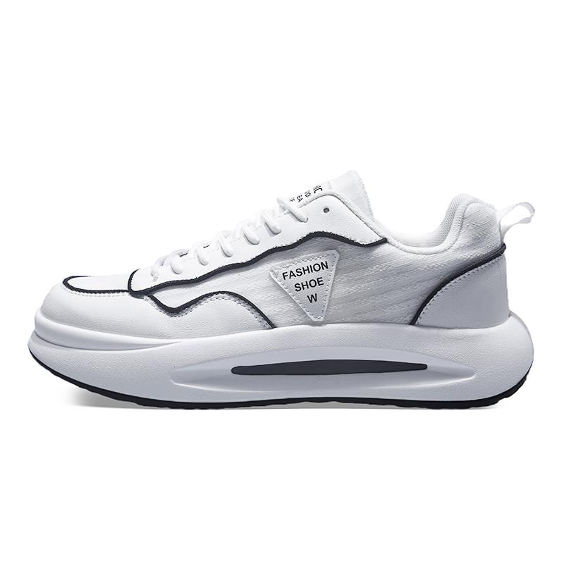 Four seasons mesh surface breathable sports shoes non-slip cushioned casual shoes male low-top teenage student shoes male