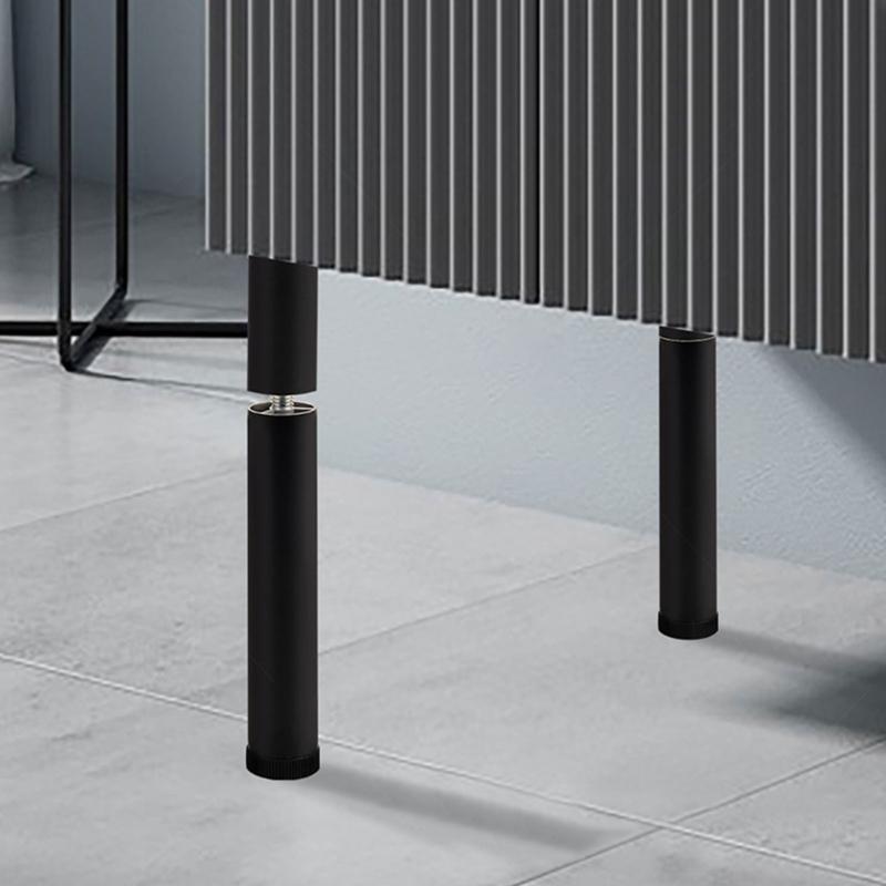 Möbel Höhenverstellbare Stützfüße Schwere Ausführung Aluminiumlegierungen Bettgestell Erhöhungen Rutschfeste Basis Beinverlängerungen