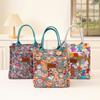 Waterproof Handbag, Oxford Waterproof Fabric, Large Capacity, Versatile Shopping Bag, Lunch Bag, Office Worker Commuting