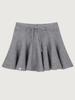 Ebeule Knit Mini Skirt _Charcoal