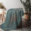 Floral Paisley Print Blanket Soft Fleece Throw Blanket Decorative Bed Sofa Cover Gift Idea