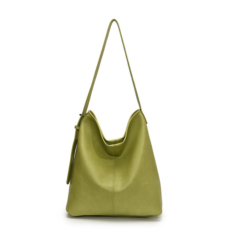 

Премиум текстура портативная сумка-ведро женская универсальная однотонная сумка через плечо для иностранных поездок