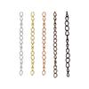 Adjustable Stainless Steel Tail Chain for DIY Jewelry: Bracelet, Necklace, Extension, Thick/Thin Line, 5cm