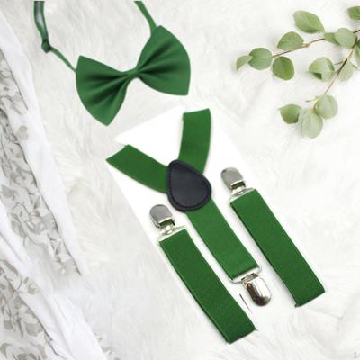 Set de Tirantes y Pajarita Elástico Esmoquin para Niños Niñas Fiesta Jeans