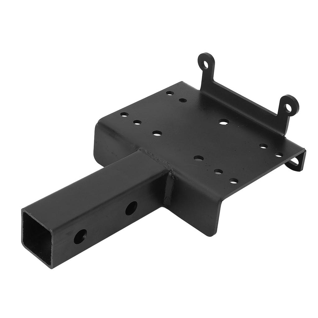 Universal Trailer Hitch Winch Mounting Plate with 2" Receiver, Winch Bracket, Winch Mounting Plate for ATVs, UTVs, and Lawn & Garden Equipment