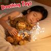 Mignon Et Charmant yak Anime Fury Peluche Poupée Respiration Apaise Sommeil Léger Jouets Présentant Éclairage Musique Jouet Nourrisson Pour Apaiser Sommeil Peluche Cadeau