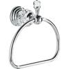 WOLIBEER Towel Ring,Crystal Hand Towel Holder,Round Towel Ring for Bathroom Wall Mounted Towel Hanger Bling Bathroom Accessories