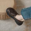 British style small leather shoes women's soft leather jk loafers one-pedal single shoes women's 2025 new platform real soft leather shoes