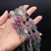 1String, Energy Natural Stone Beads, Bohemian Fluorite Loose Spacer Beads for Jewelry Making DIY Women Men Necklace Bracelet Anklet Accessories 38cm