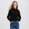 Shetu Autumn/Winter Semi-High Collar Knit Sweater