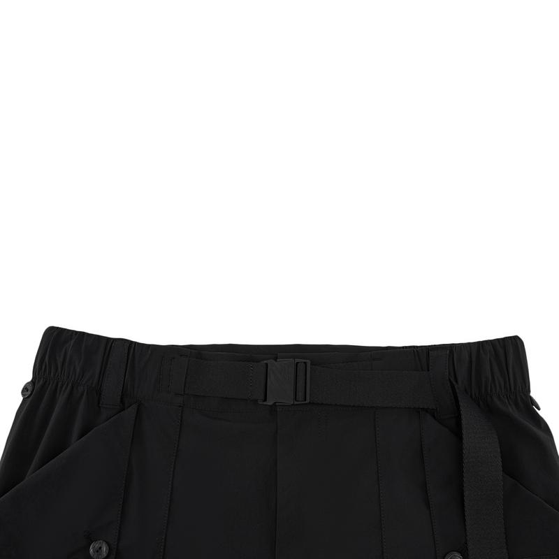 Li Ning Functional Style Solid Color Loose Casual Long Pants Men bottoms Black AKXW111-1