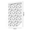 Black and white feathers wallpaper for living room and bedroom 50x1000