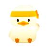 Silicone Rechargeable Duck Night Light - Creative Bedside Lamp with Timer & Atmosphere Lighting