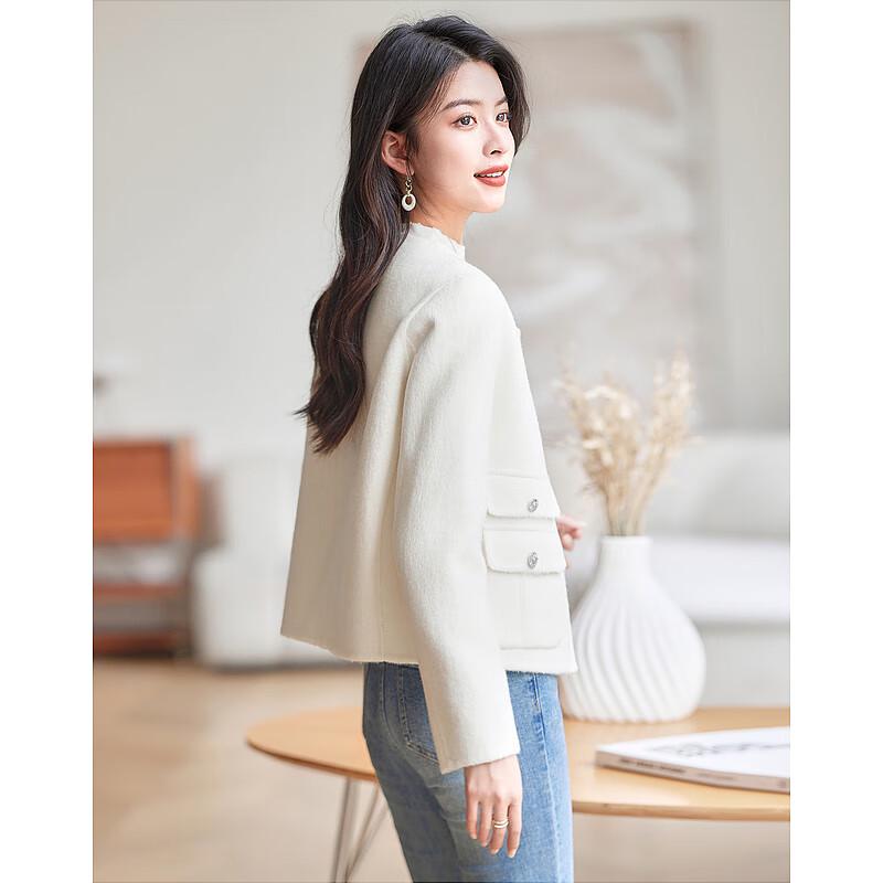 Women's Elegant Wool Blend Coat