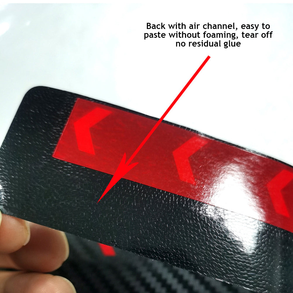 1Pc For Chery Logo Tiggo 7Pro Car Sticker Accessories Taillight Brake Lights Lamp Protector Sticker Carbon Fiber Covers Hawkeye