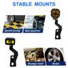 2pcs Hood Hinge Ditch Light Mount Brackets Light Fog Driving Lamp Pods Holder for Toyota 4Runner 2003-2009 For Tundra 2014+