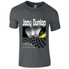 Joey Dunlop Motorcycle Racing Retro Design Finish Unisex T-shirt Tee Grey