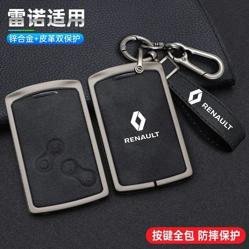 For Renault 2026 New Hub Caps For Renault Laguna Megane Scenic Clio Captur Fluence Koleos Logan Duster Car Smart Remote Key Case