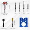 35mm Hinge Hole Jig Drill Guide Set Concealed Hinge Woodworking Door Hole Opener Drilling Guide Locator Cabinet Accessories Tool