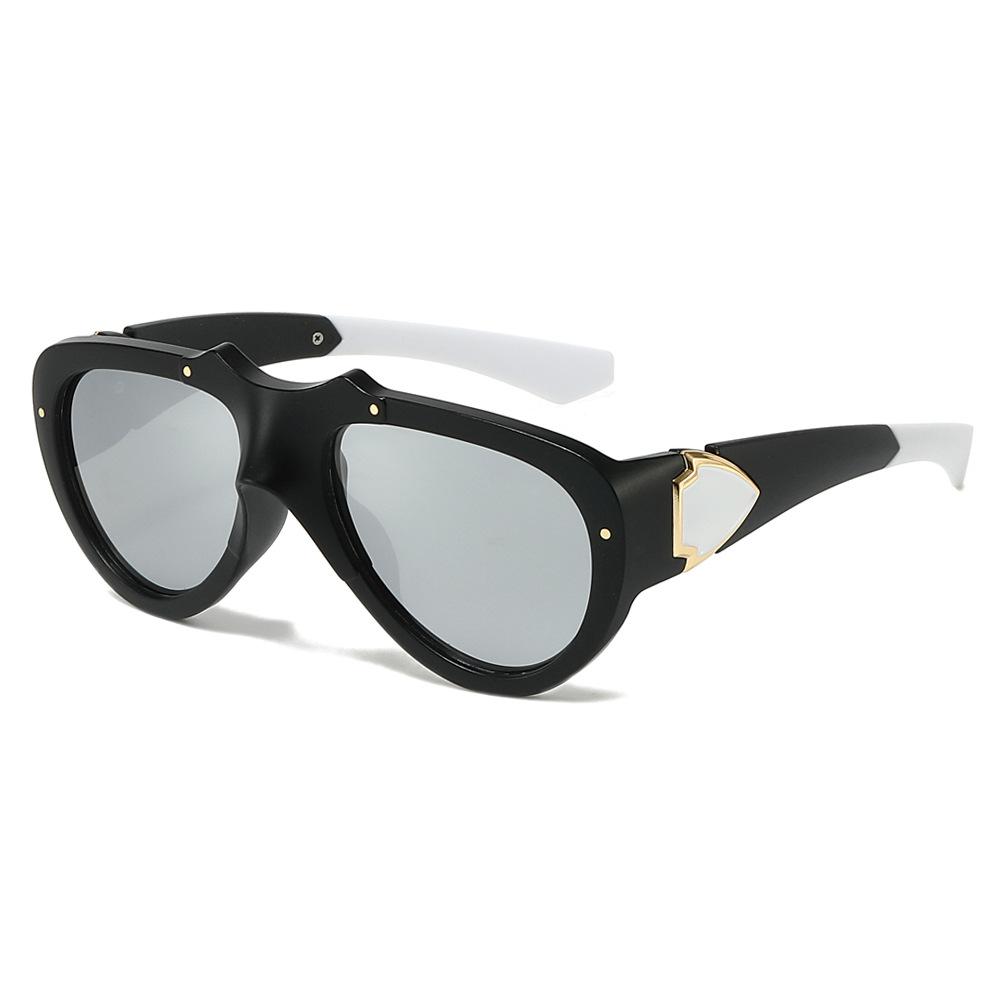 

New Fashion Sunglasses Women Men Uv400 Gradient Lens Sun Glasses Oversized Retro Pilot Square Luxury Brand Big Shades Oculus