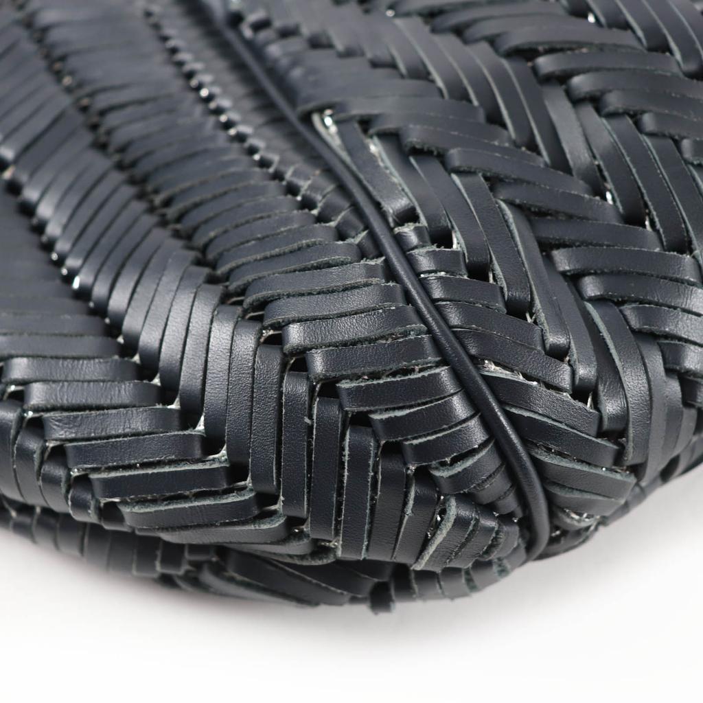 Great ANYA HINDMARCH  Handbag Neeson Hobo Bag Leather Dark gray leather Women Used