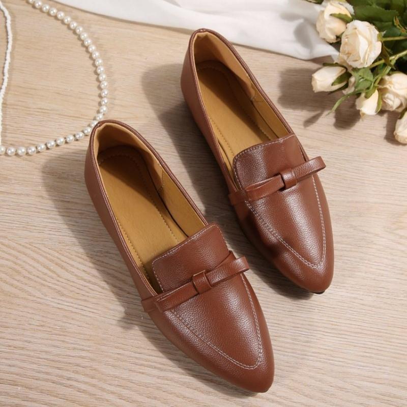 Fashion women's genuine  flats loafers leisure soft comfortable casual moccasins shoes for women sale