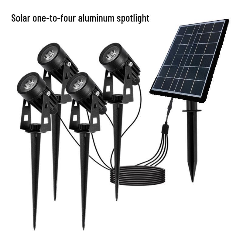 6W Aluminum Solar LED Spotlight for Garden and Outdoor Decoration