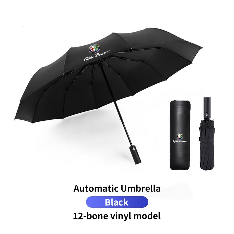 ECSU1 Car Fully Automatic Folding Umbrella Sunshade Accessories For Alfa Romeo Giulietta GT 159 147 156 Mito Brera Giulia F1 Stelvio