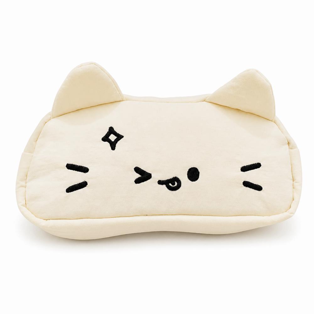 Funny Embroidered Cat Pencil Case Cartoon Kitty Stationer Bag Stationery Storage Bag Student Use