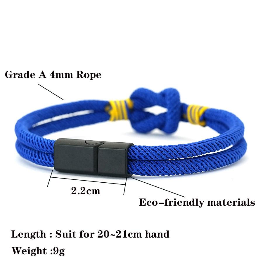 Infinity Love Knot Braided Bracelet For Men Grade A Skin Friendly Sweat Absorbing Material Wrist Accessories 6 Colors Available