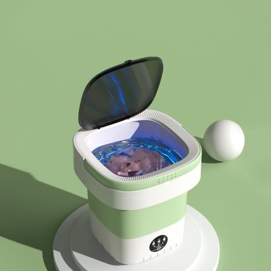 12L velkokapacitní přenosná skládací pračka Poloautomatický časovač Funkce Lehký Kompaktní design Spodní prádlo Pračka ponožek