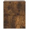 Wall Mounted Nightstand Smoked Oak 34.5 x 33 x 40 cm