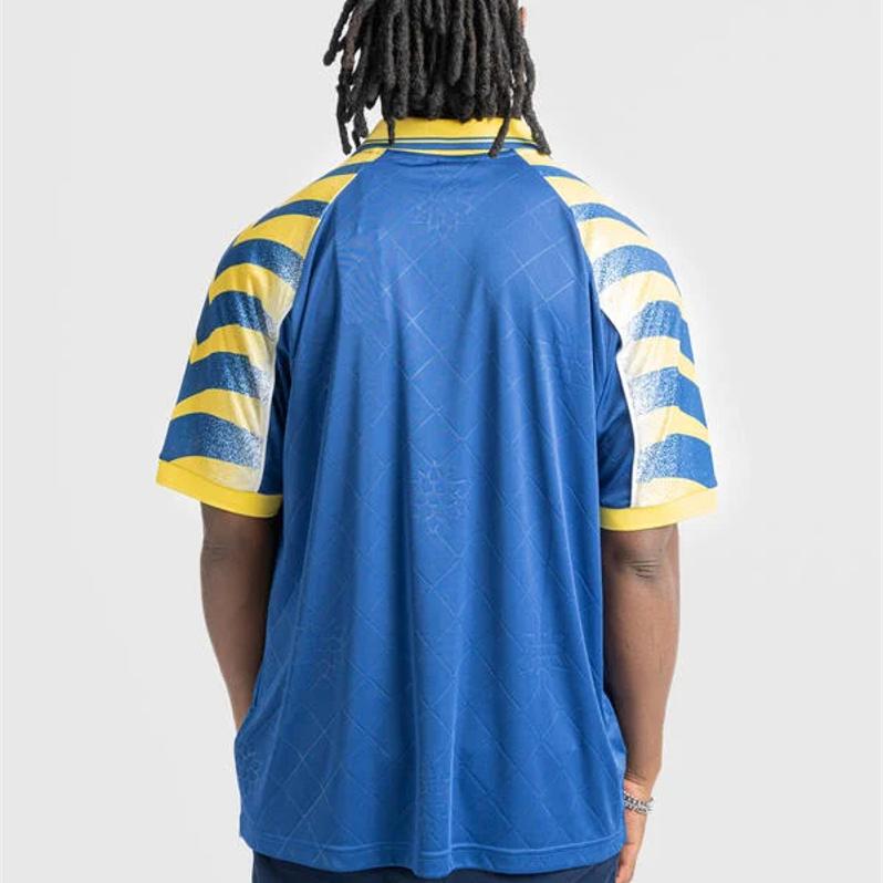 Puma X Parma Calcio Collaboration Outdoor Casual Sports Pullover Short Sleeve Football Shirt Unisex tops Blue 629943-46