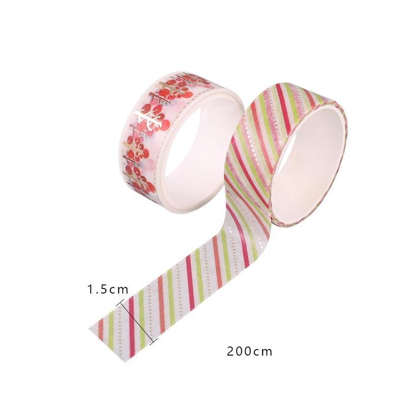 12Pcs Sakura Washi Tape Scrapbooking Supplies Masking Tape Decorativa School Supplies Diary Decoration Washitape