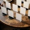 100Pcs Business Card Holder Stand Round Plastic Card Holder Stand For Table Game And Photo Display Enduring