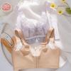New Small Breasts Gathered Without Steel Rings Adjustment Bra with Thin Upper and Thick Lower Breasts and Upper Support Bra Cover