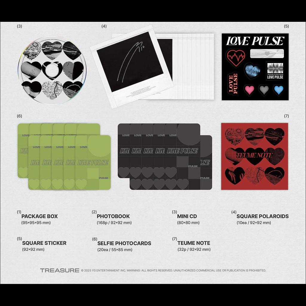 TREASURE [PULSUL DRAGOSTEI] TEUME VER. ALBUM MINI 3